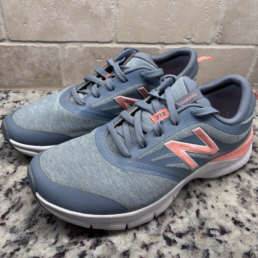 womens new balance shoes Gray/Peach, Size 8